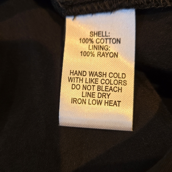 Lulu's S Black Spaghetti Strap V Neck Cotton Eyelet Sundress With Ruffle Hem - Picture 7 of 7